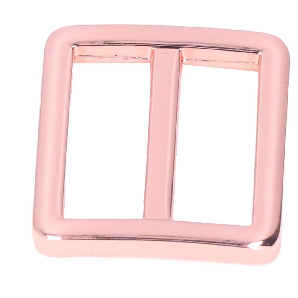 10pcs Durable Metal Tri-Glide Slide Buckle Glossy Finish Adjustable Buckle DIY Project