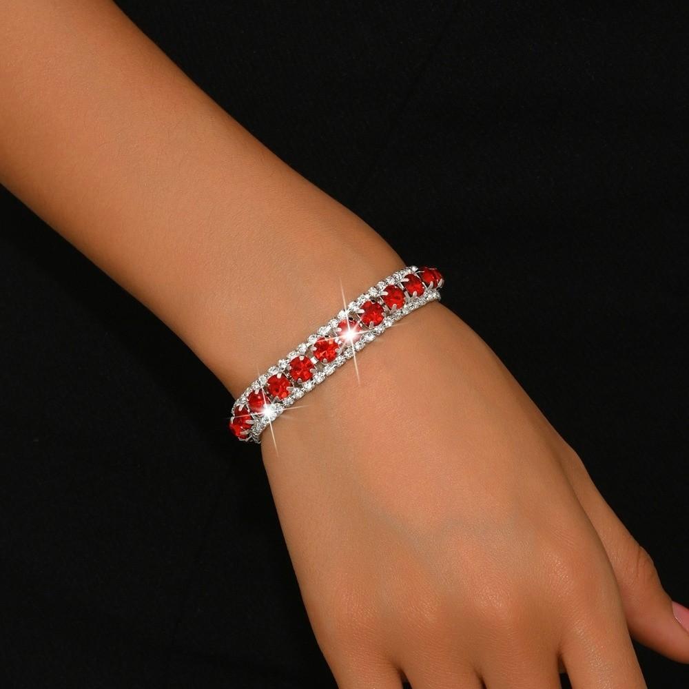 Luxury Sparkling Bracelet Decoration Women's Bracelet Rhinestone Bracelet Banquet Party
