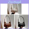 Street Style Pu Leather Small Square Shoulder Bag With Zipper Closure For Daily Wear