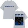 Singer Robleis Pop Music Graphics 2026 Spring Summer Hip Hop Unisex Fashion Tshirts Casual Pure Cotton Gothic Streetwear