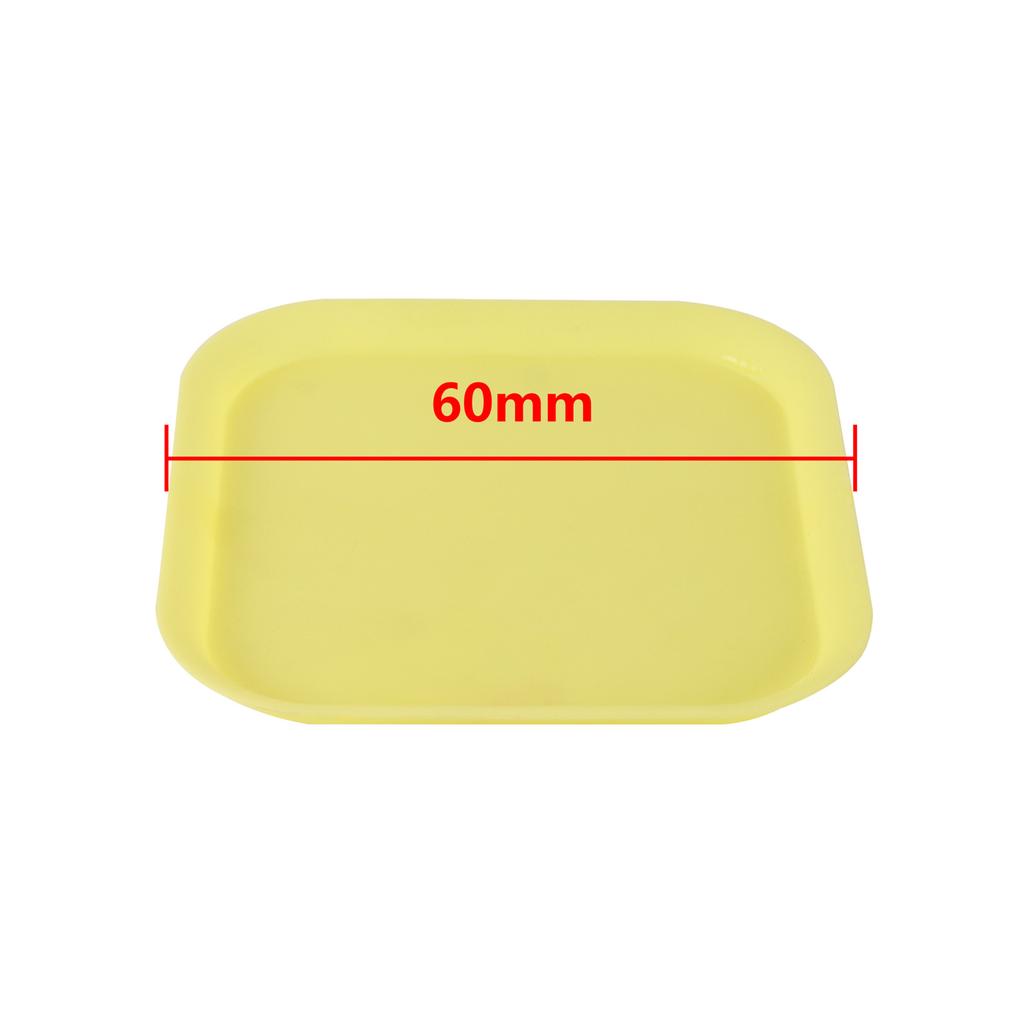 Mini Square Flower Pots Colorful Succulent Seedling Trays Plastic Nursery Planters DIY Plant Grow Boxes Garden Home Office Decor
