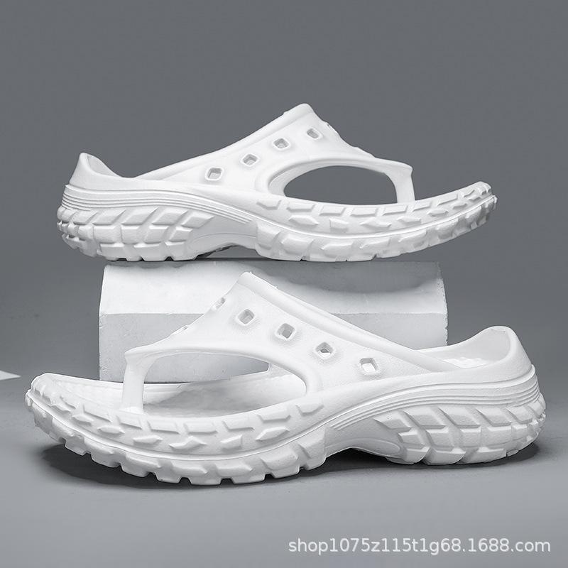 Fashion Couple Flip-flops EVA Casual Trend Outdoor Beach Non-slip Wear-resistant Personalized Fashion Flip-flops