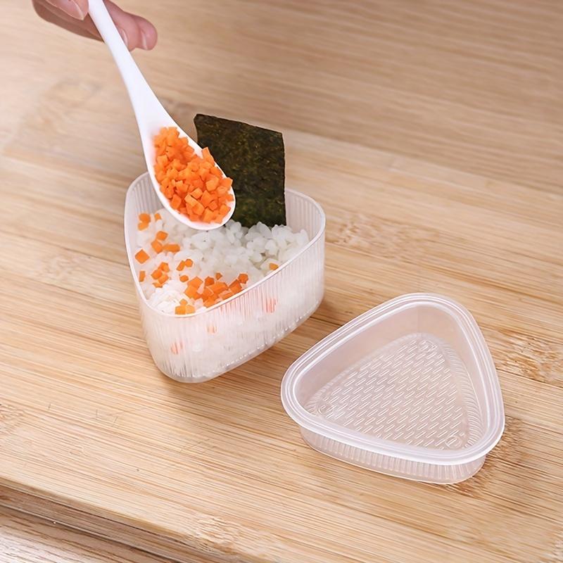 1 PZ Stampo Triangolare per Sushi, Pressa per Palline di Riso Onigiri, Strumento Portatile per Bento di Grado Alimentare per Pranzo al Picnic