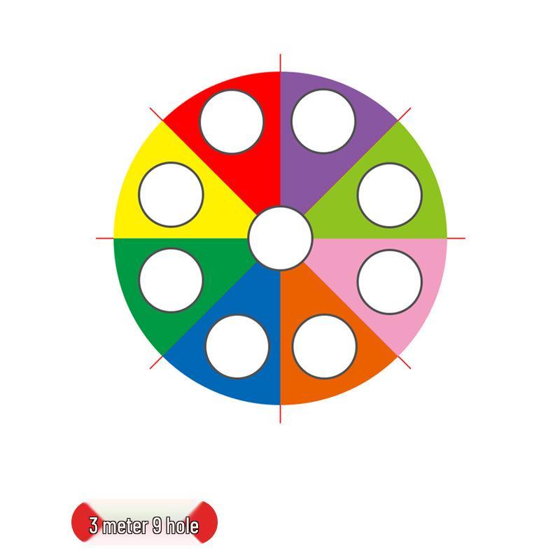 Rainbow Parachute Whack-a-Mole: Early Education Sensory Training for Parent-Child Outdoor Play
