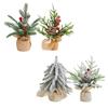 Tisch-Weihnachtsbaum Klein Simulation Tischplatte Dekorative Weihnachtsbäume für Zuhause Feiertagsdekoration