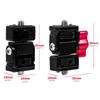 Universal Hot Shoe Mount Field Monitors Holder with Double 1/4inch Screw for Tripod and PTZ Video Shoot Equipment