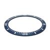 Ceramic Watch Bezel Ring Professional 38.6mm Watch Bezel Insert Replacement Parts Accessory for Repairer Blue Base