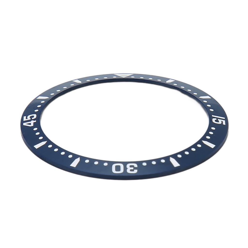 Ceramic Watch Bezel Ring Professional 38.6mm Watch Bezel Insert Replacement Parts Accessory for Repairer Blue Base