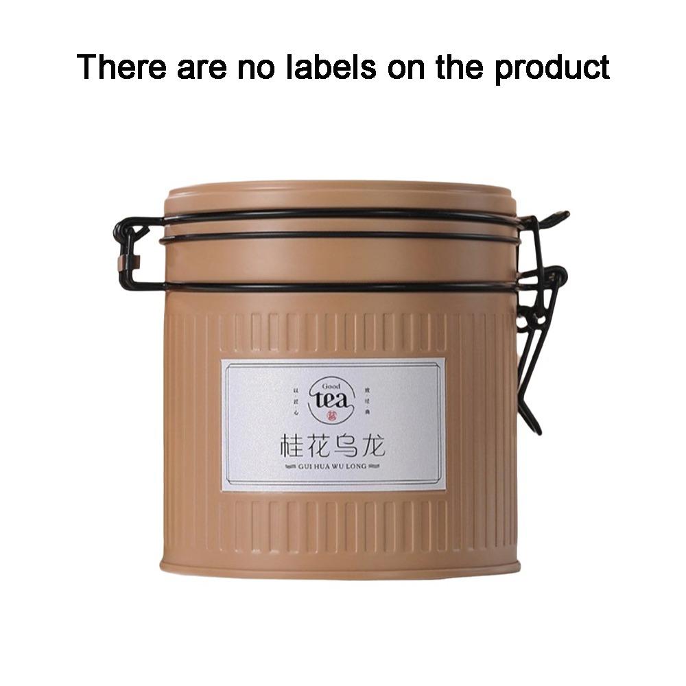 Tinplate Tea Tin Can Round Candy Jar Multi-functional Tea Packaging Box  Coffee