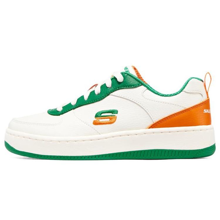 (WMNS) Skechers Sport Court 92 White Green Orange Women s 800000-NTMT EU 39.5
