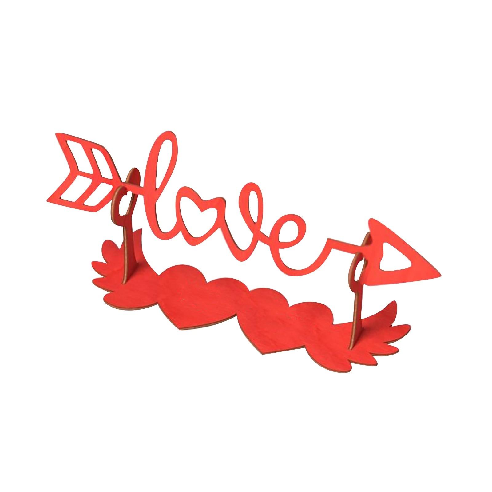 

Украшения ко Дню святого Валентина, Металлические украшения для помещений, Методы украшения на открытом воздухе, Украшение рабочего стола ко Дню святого Валентина One Size белый