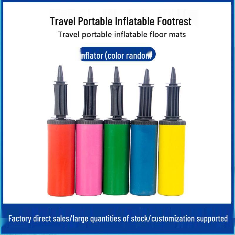 Inflatable Three-Layer Adjustable Footrest Cushion for Travel