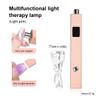 Rechargeable Magnetic Nail Dryer Cats Eye Leather Finish Light Gels Polish Curing System