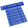 Colorful Car Phone Number Plate: Temporary Parking Solution & Interior Accessory
