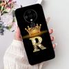 6.8" For Tecno Spark 6 Case KE7 Fashion Luxury A-Z Letters Silicone Shockproof Phone Case For Techno Spark6 Back Cover Funda