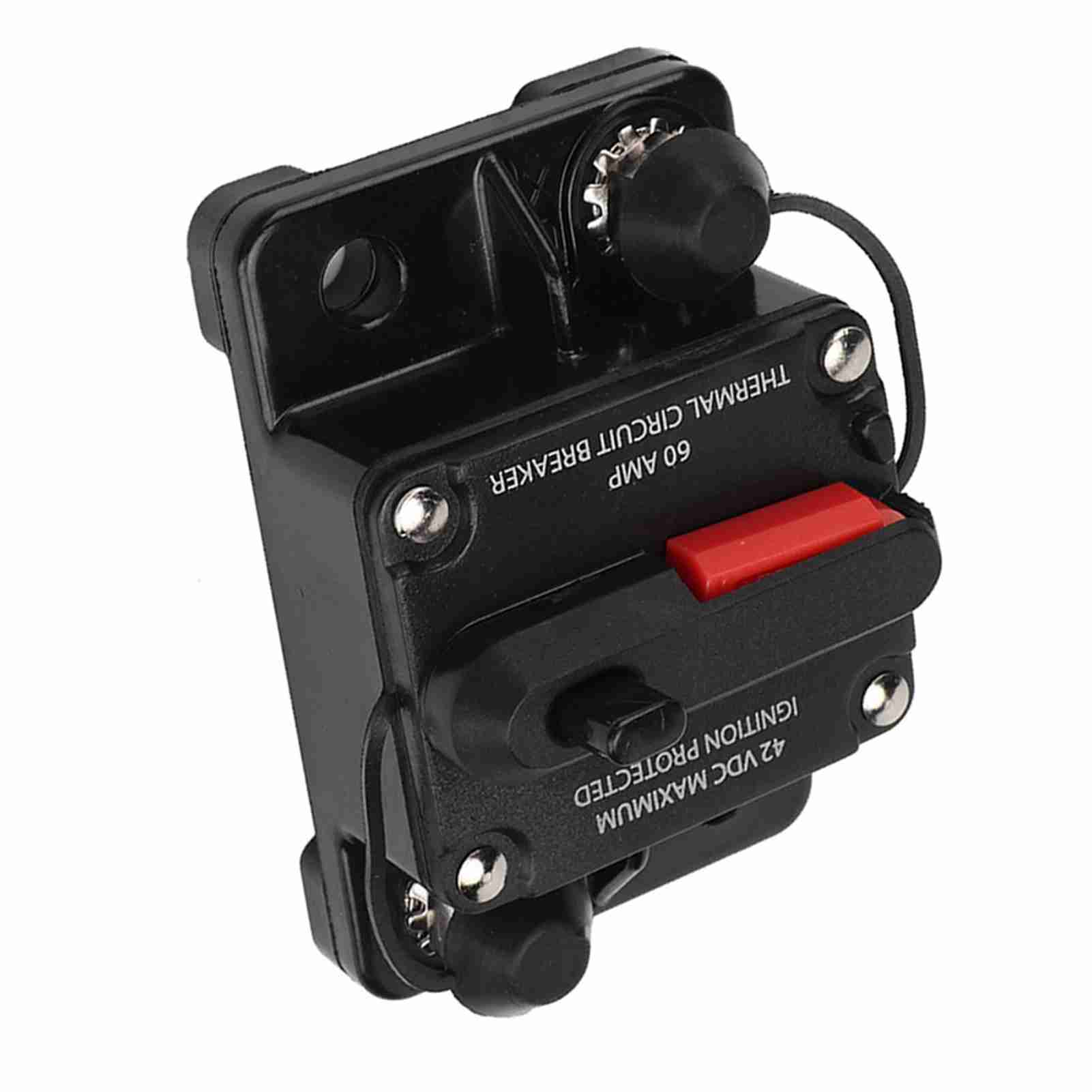 12V 30A 40A 60A Автомобильный стерео аудио сбрасываемый встроенный автоматический выключатель самовосстанавливающийся предохранитель (60А)