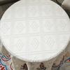 Amerikanische rutschfeste Häkelspitze Runde Tischdecke Esstischdecke Retro Couchtisch Tischdecke Schrankabdeckung Handtuch Staubdicht Polyester Baumwolle