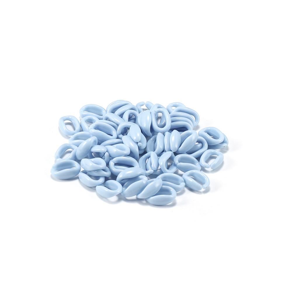 50 sztuk/partia 16*11mm kolorowe akrylowe ogniwo łańcucha naszyjnik dla naszyjnik DIY bransoletka Making plastikowe ogniwa łańcuszka tworzenia biżuterii