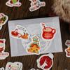 46/52pcs Merry Christmas Stickers Set Mini Letters Notes Sticker for DIY Decoration Album Diary Gift Seal