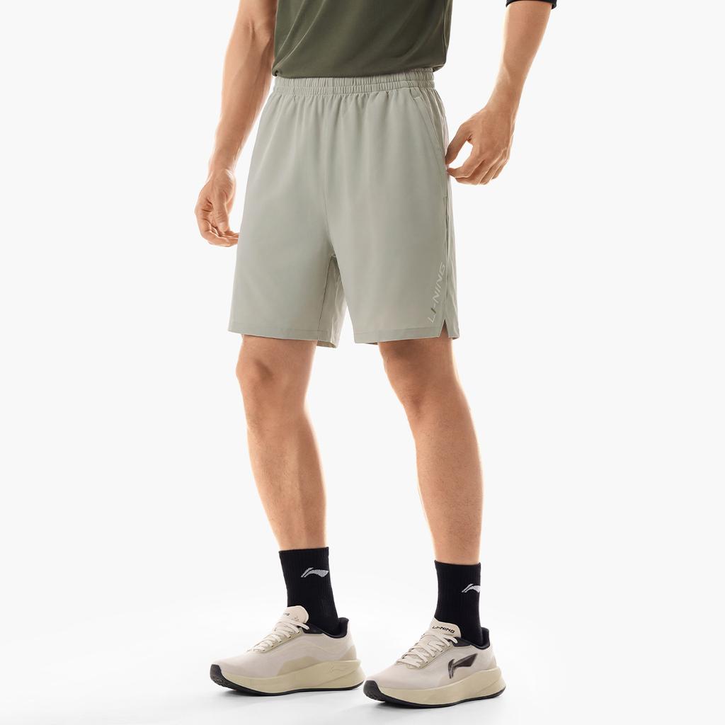 Li Ning Fitness Series Logo Letter Sports Shorts Men Shorts AKSW255-6