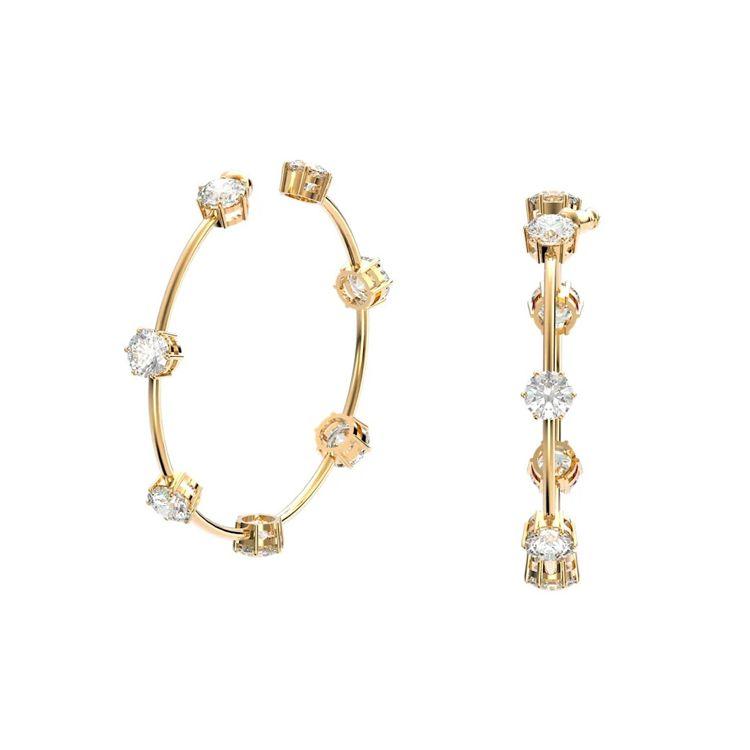Swarovski Constella Earrings Women earrings Gold 9009656227220 Box (Random Color)