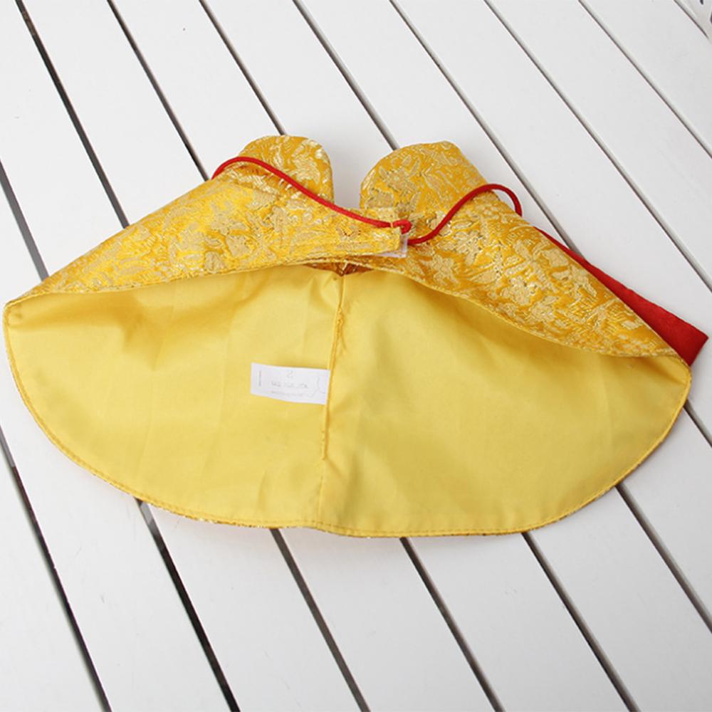 Pet Cat Cloak Adjustable Funny Comfortable Pet Clothes Outfit Cloak Decor for Party Home Red S