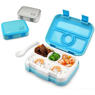 Boîte à bento multifonctionnelle 4/5 compartiments étanche Portable Déjeuner Scellé Salade Fruits Boîte Vaisselle Contenant de Stockage Alimentaire Pique-nique