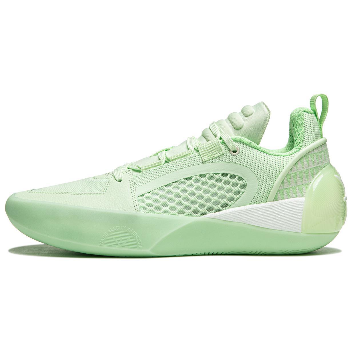 

Li Ning All City 12 Encore Low top Basketball Shoes Men s Dynamic Green ABAU029-3- 43