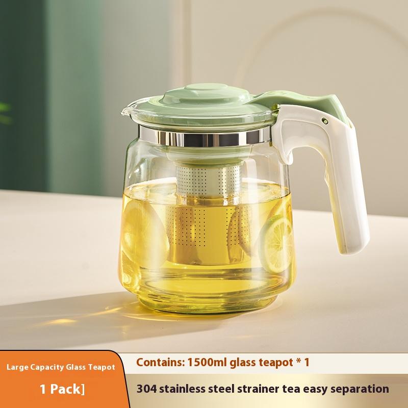 

Чайник Gianxi Чайник для заваривания чая Бытовой Чайник для разделения чая Большой емкости Чайный сервиз Стеклянный Холодный кувшин Чайник Чайник Стеклянный чайник