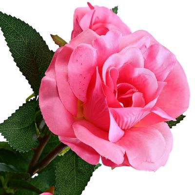 Outdoor Solar Powered LED Light Rose Flower Lamp for Yard Rose LED Lamp Flower Night Lights Yard Outdoor Garden Path