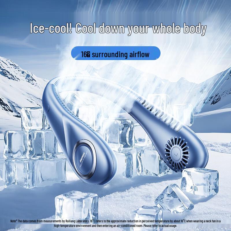 Remax Bladeless Cooling Neck Fan One Size