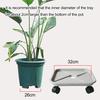 Plant Caddy with Wheels Heavy Duty Planter Pallet with Detachable Drainage Tray Rolling Planter Pot Stand Dolly for Indoor Outdoor Plants Balcony