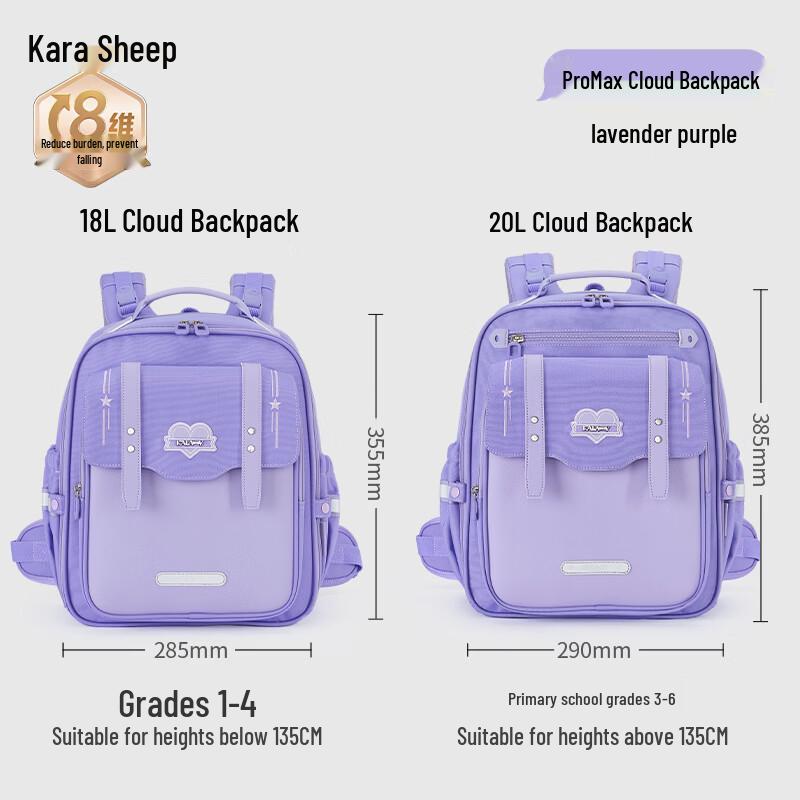 KALA·Y Cloud 8D Ergonomic Student Backpack