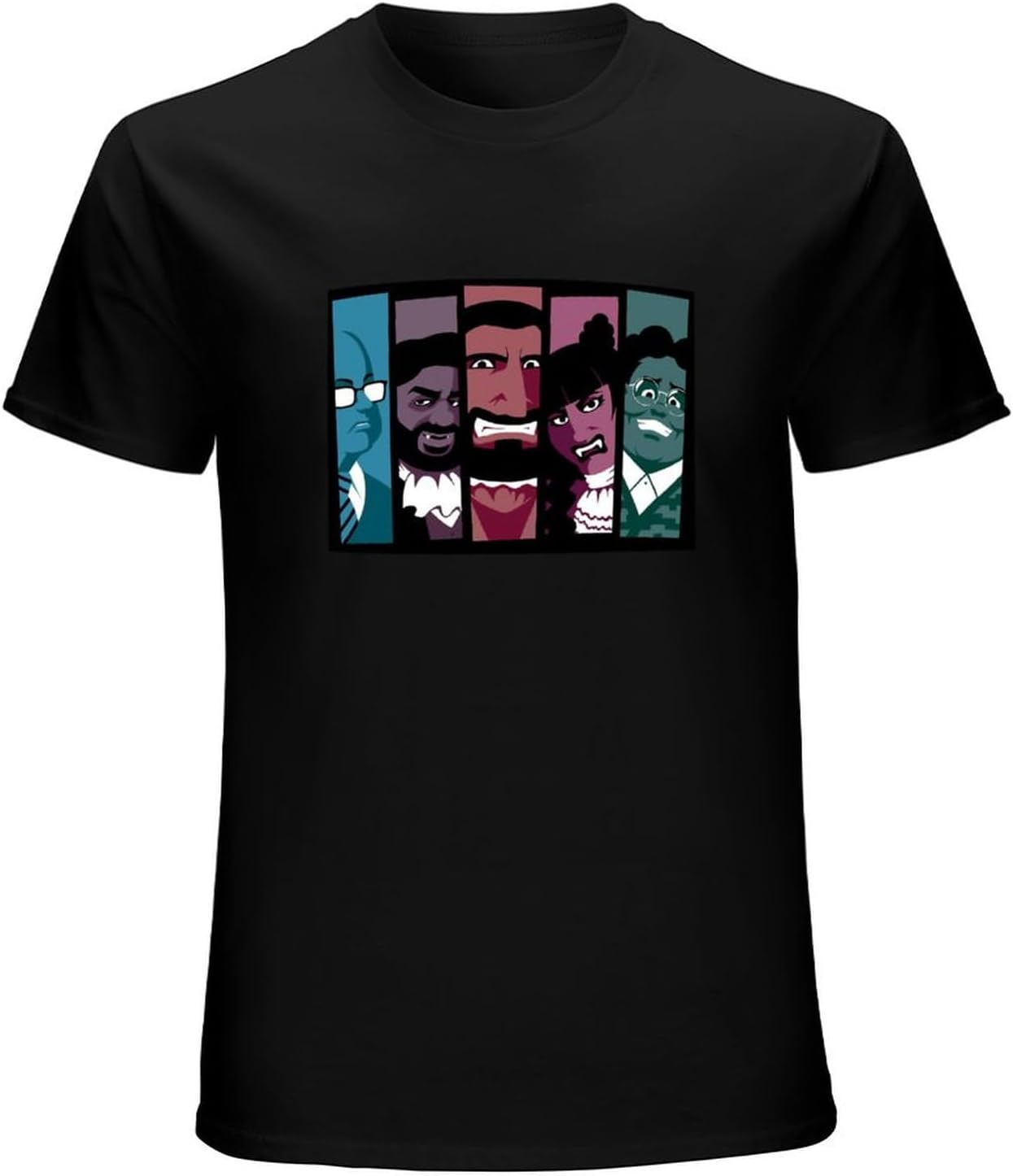 What We Do in The Shadows Color Blocks Classic Tshirt Black XL чёрный