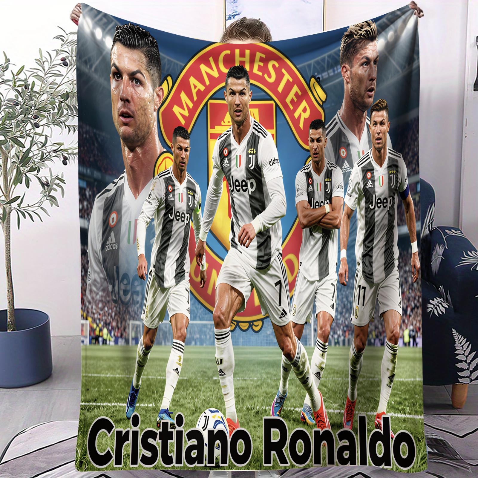 

CCristiano RRonaldo CR7 Blanket For Girl Boy Sofa Office Travel Comfort Leisure Camp Travel Multifunctional Universal Blanket 70x100cm