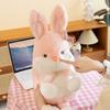 Cute Pet Fat Xixi Plush Toy Wedding Throw Powder Rabbit Doll Groundhog Home Decoration Fox Pillow