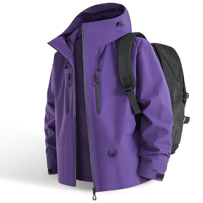 Shocksuit Couple Style Outdoor Couple Shoes Teenager Hooded Jacket Men Casual Jacket Men Single Windproof