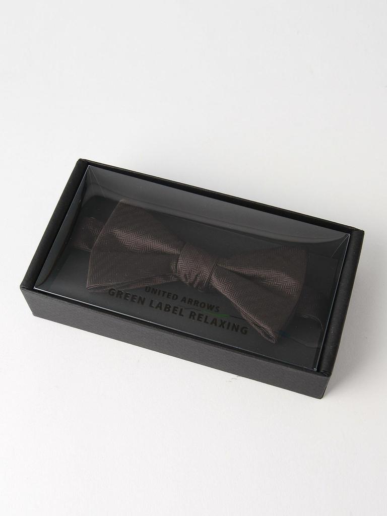 United Arrows Green Label Relaxing Mini Herringbone Solid Bow Tie, 31346992178 0500 GOLD(05) FREE