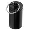 Mini Portable Keychain Medicine Holder Aluminium Waterproof Medicine Box Container for Outdoor Travel CampingAluminum