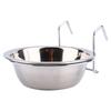 Hook On Feeding Dog Bowl Pet Rabbit Bird Dog Puppy Food Water Cage Cup Clamp Holder (S)