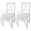 Day and Night - Day and Night Dining Chairs 2 Units White Pine Wood