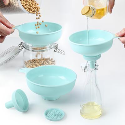 Pâlnie din plastic pentru borcane cu gură largă și borcane obișnuite Unelte de bucătărie Dulceata Condimente Pâlnie borcan mare pentru conserve Accesorii de bucătărie