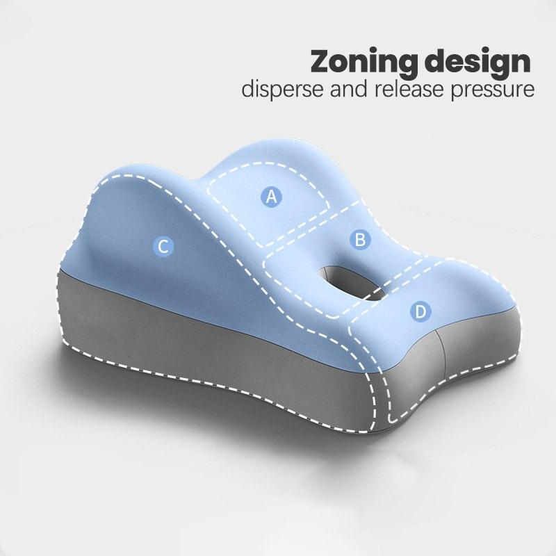 7 in 1 Multifunctional Slope Pillow Butt Cushion for Couples Pregnanly Pillow To Read in Bed Waist Cushion At Home Sitting Blue