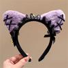 Anime Cats Ear Headband for Christmas Party Masquerades Maid Hairhoop Formal Event Hairdband Roleplay Costume Accessories