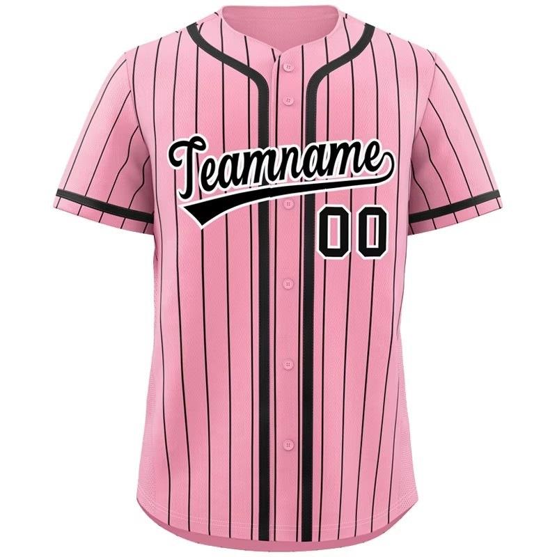 Men's and Women's Fashion Baseball Jerseys, Hip-hop Sports Buttons, Cardigan, Striped Letter Print Short-sleeved Top