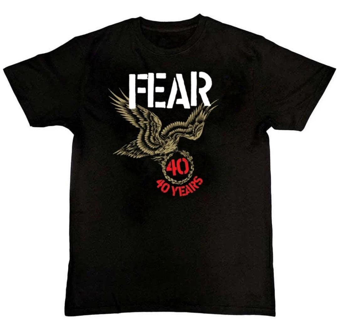 NEW Fear Band 40 Years Graphic Print Unisex Mens T-Shirt S M L XL 2 3 4 XL S