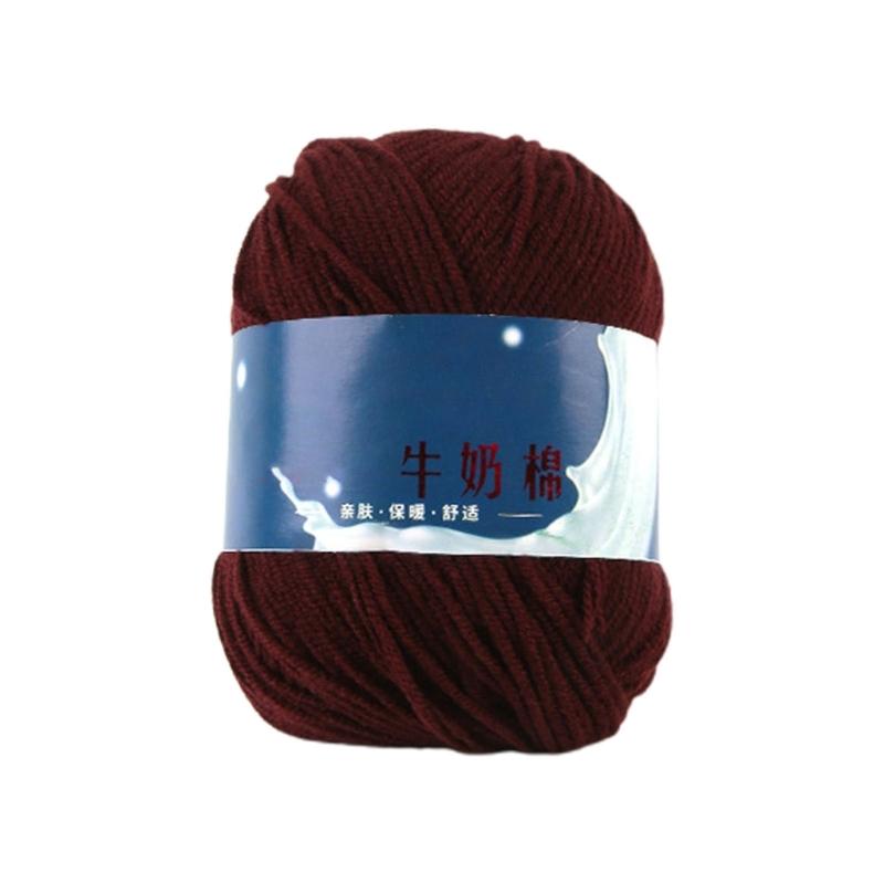 DIY Knitting Yarn Cotton Yarn Cream Hand Washable Knitted Yarn Easy To Store