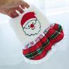 Christmas Poinsettia Flower Dog Costume Christmas Costumes Festival Skirts