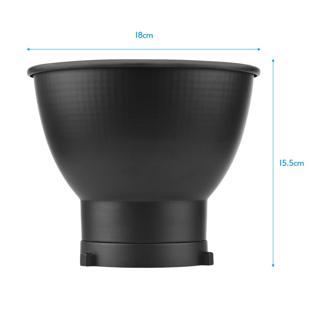 7 Inch Standard Reflector Diffuser Lamp Shade Dish with for Bowens Mount Studio Strobe Flash Light