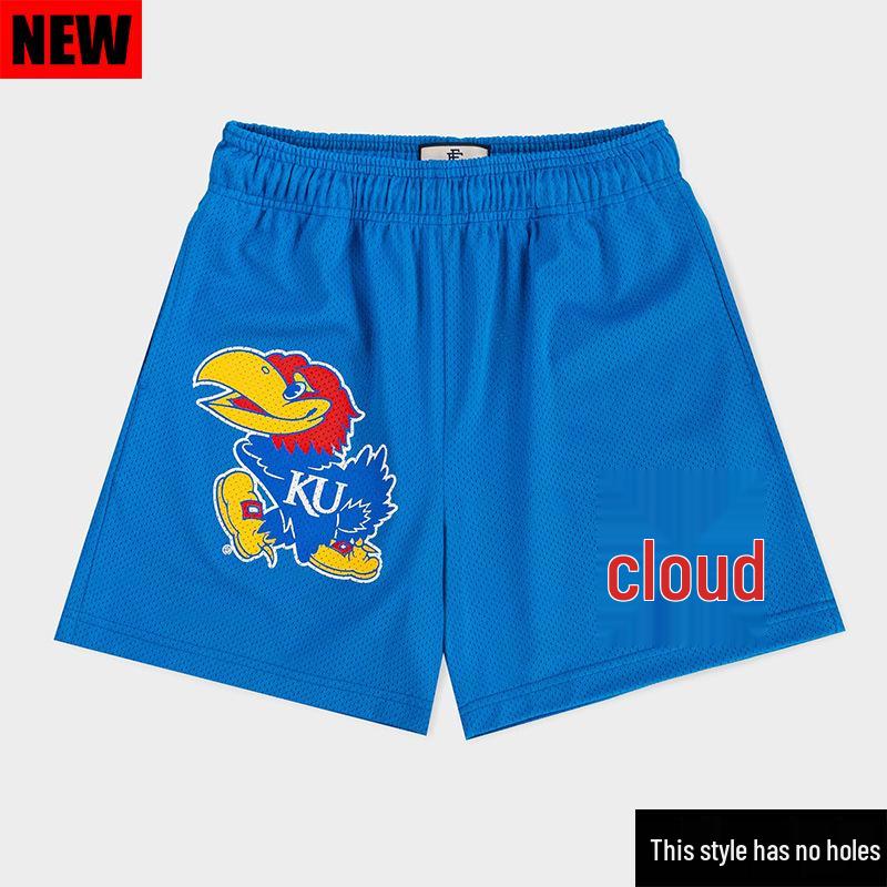 Unisex Amerikanische EE Schnelltrocknende Mesh-Sportshorts zum Laufen & Radfahren - Oberhalb des Knies